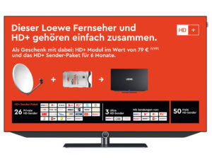 Loewe bild v Fernseher in zwei zusätzlichen Versionen