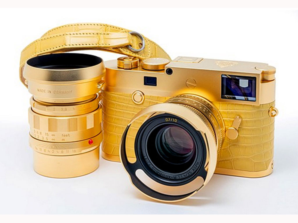 Leica Kamera in Gold