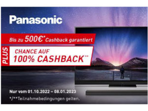 Panasonic Cashback Weihnachten 2022