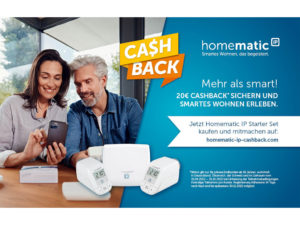 Cashback Aktion von Homematic IP für den Herbst