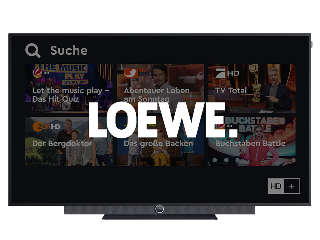 HD+ ab sofort für ausgewählte TV-Geräte von Loewe verfügbar