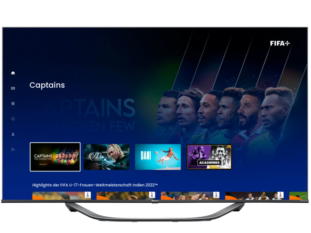 FIFA+ App exklusiv auf Hisense TV