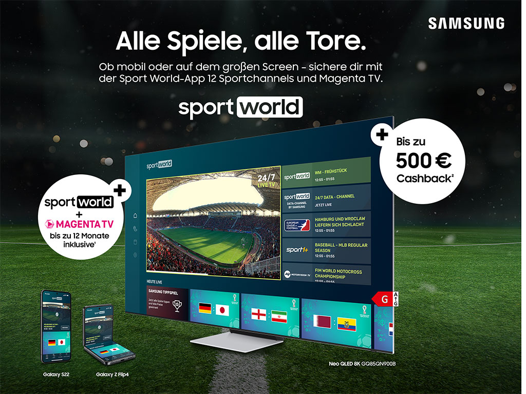 Samsung Sportworld + Magenta TV
