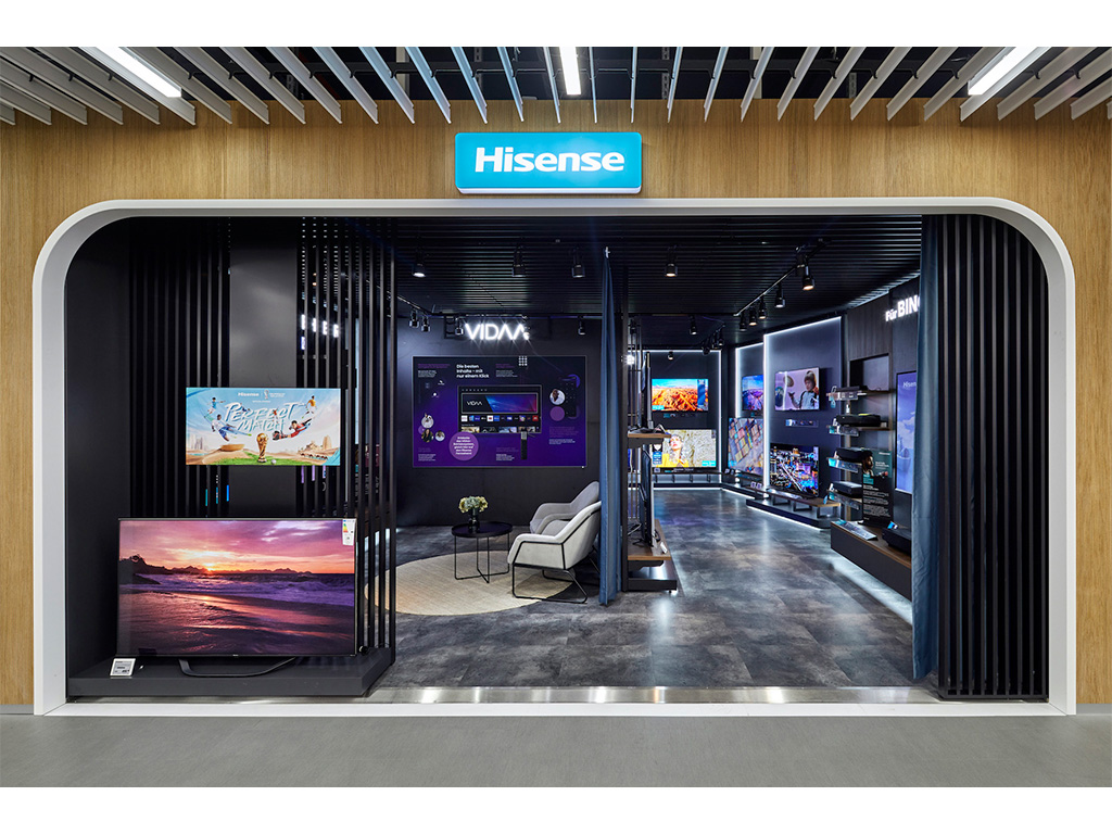 Hisense startet mit neuem Brand-Store-Konzept