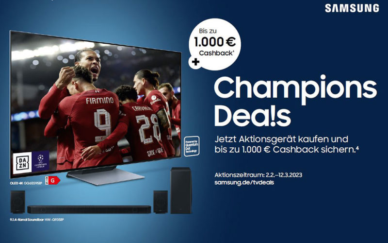 Samsung Cashback Champion Dea!ls