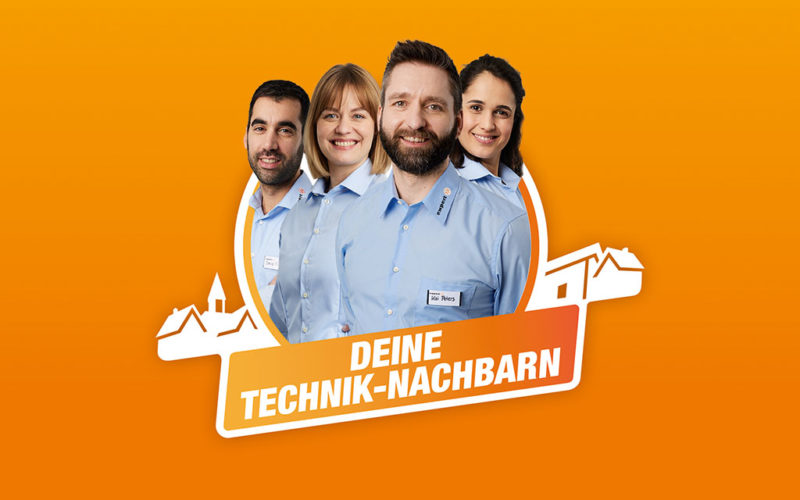 Neue expert Marken-Kommunikation "Deine Technik-Nachbarn"