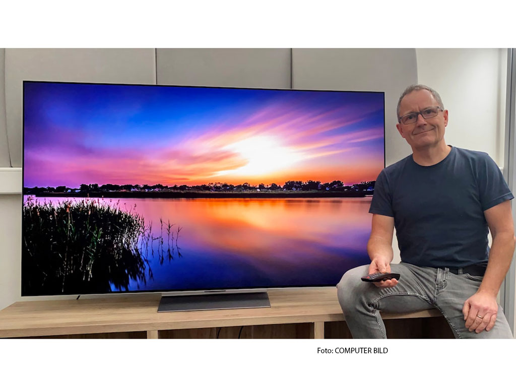 Computer Bild: Christoph de Leuw mit dem besten Fernseher