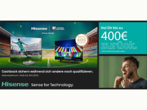 Hisense Cashback-Aktion