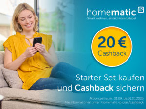 Homematic IP startet Cashback Aktion