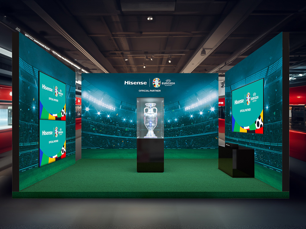 Hisense holt den Original UEFA EURO 2024 Pokal nach Deutschland