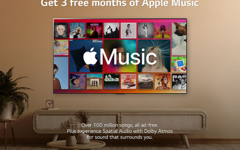 Drei Monate Apple Music auf LG-TV testen