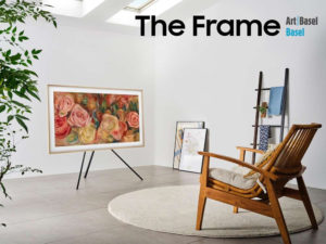 Samsung The Frame Lounge auf der Art Basel in der Schweiz