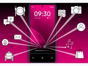 Telekom KI-Smarphone ohne sichtbare Apps.