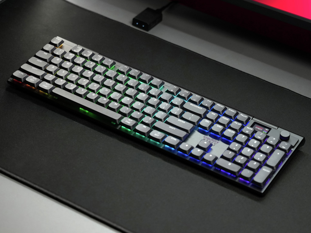 CHERRY XTRFY MX 10.1 Wireless mit Aluminiumrahmen und Display