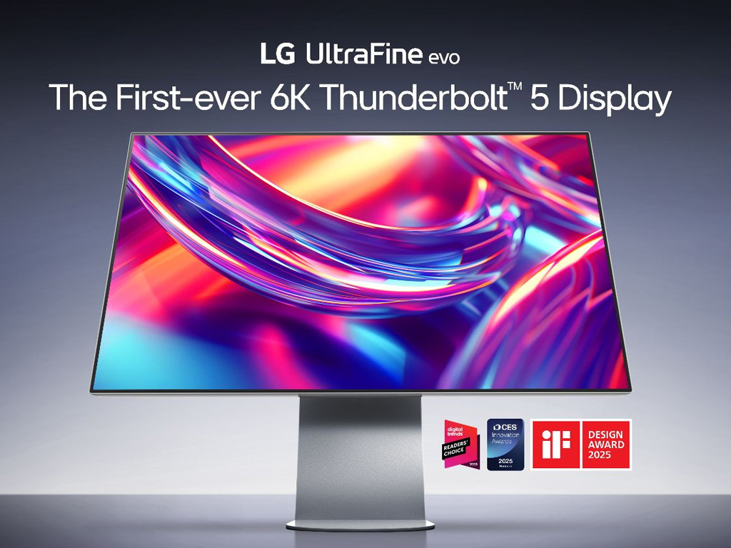 LG präsentiert weltweit ersten 6K-Monitor mit Thunderbolt 5