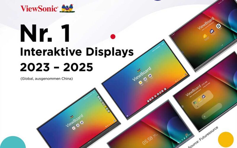 ViewSonic weltweit führen bei interaktiven Displays.