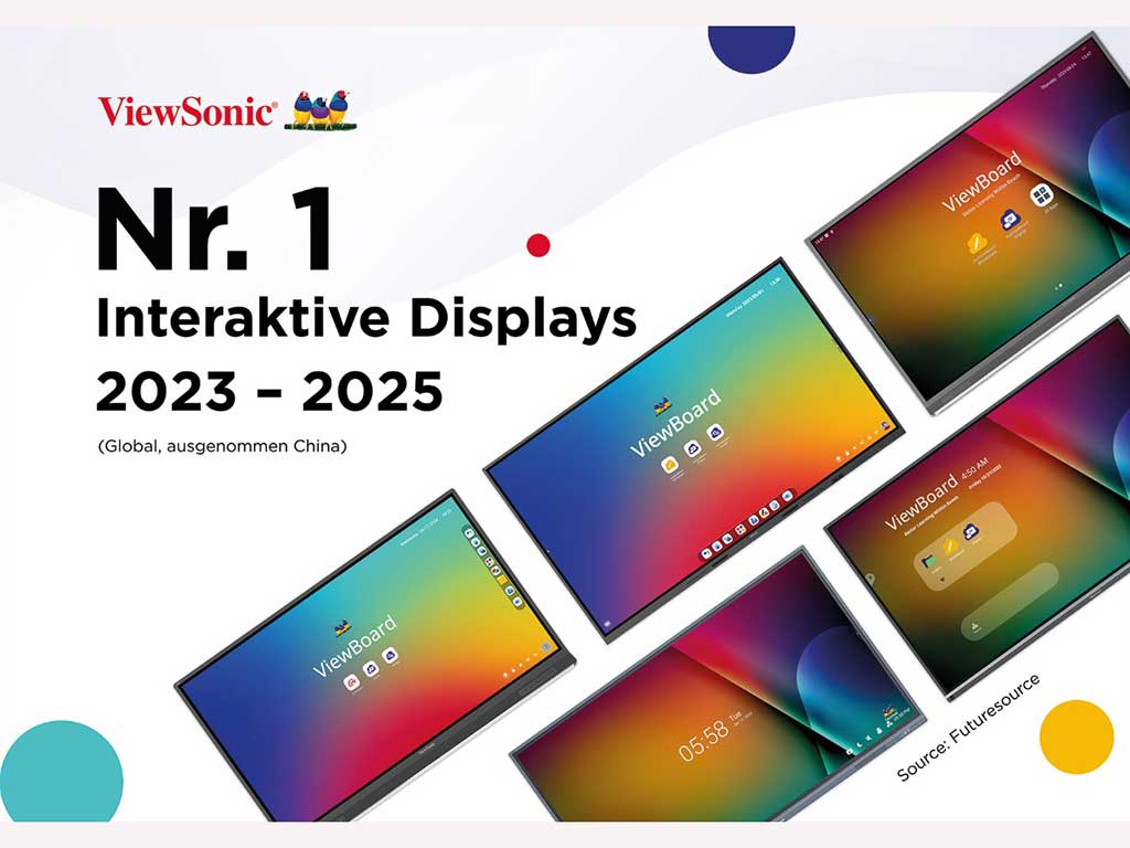 ViewSonic weltweit führen bei interaktiven Displays.