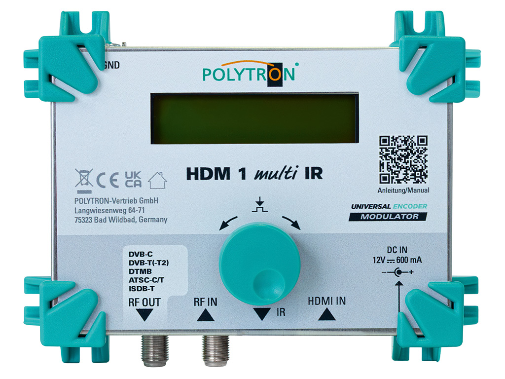 POLYTRON HDMI Modulator HDM 1 multi mit Fernbedien-Option