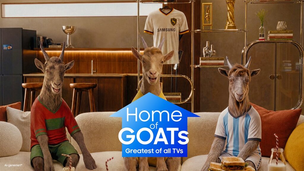 Samsung G.O.A.T.s Kampagne zur Fußball-WM