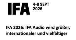 Audio größer auf der IFA 2026 vertreten.