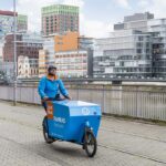 Coolblue mit Fahrrad-Lieferdienst jetzt auch in Deutschland.